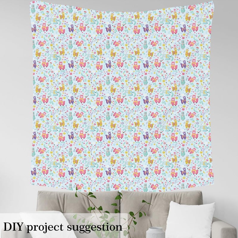 Fast & slow shipment compatible Cartoon Lamb Soft Flannel Polyester No Stretch Fabric Cute Floral Alpaca Print DIY Sewing Fabric by The Yard Kawaii Flower Animals Blue Decor Soft Flannel Polyester No Stretch,10 Yards,360" L x 59" W Shock rubber edge Diverse operating method fit Reliable durability Global mainstream design picks Transparent body Custom sizing alternatives Lightweight Widely used design Long lasting universal build Seasonal & permanent compatible Easy store & transit build Budget friendly premium quality Budget global standard quality Wide range compatible material Balanced universal design All environment compatible Market need oriented construction Cost effective upgraded craftsmanship Connectable modular Surface safe Upgraded quality Precision polished solid material Polished safe edge Single & bulk storage compatible - Image 4