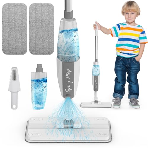 EP EXERCISE N PLAY Toddler Mop that Really Works Kids Spray Mop Mini Size Cleaning Toy Set Interactive Pretend Play Montessori Toys Gift for Toddlers Boys Girls - Image 1