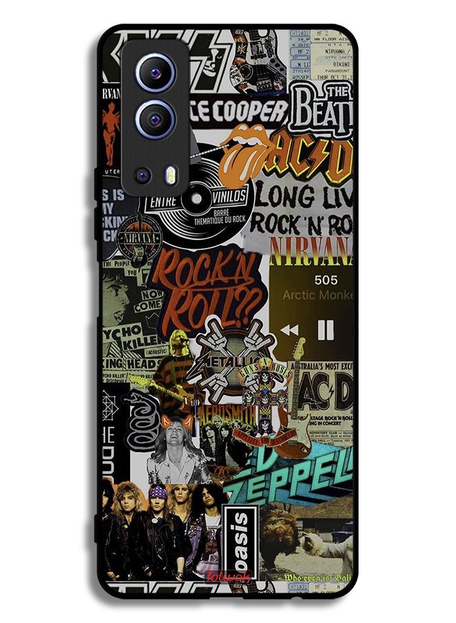Tolwak Vivo Y72 5G Protective Case Cover Long Live Rock N Roll - Image 2