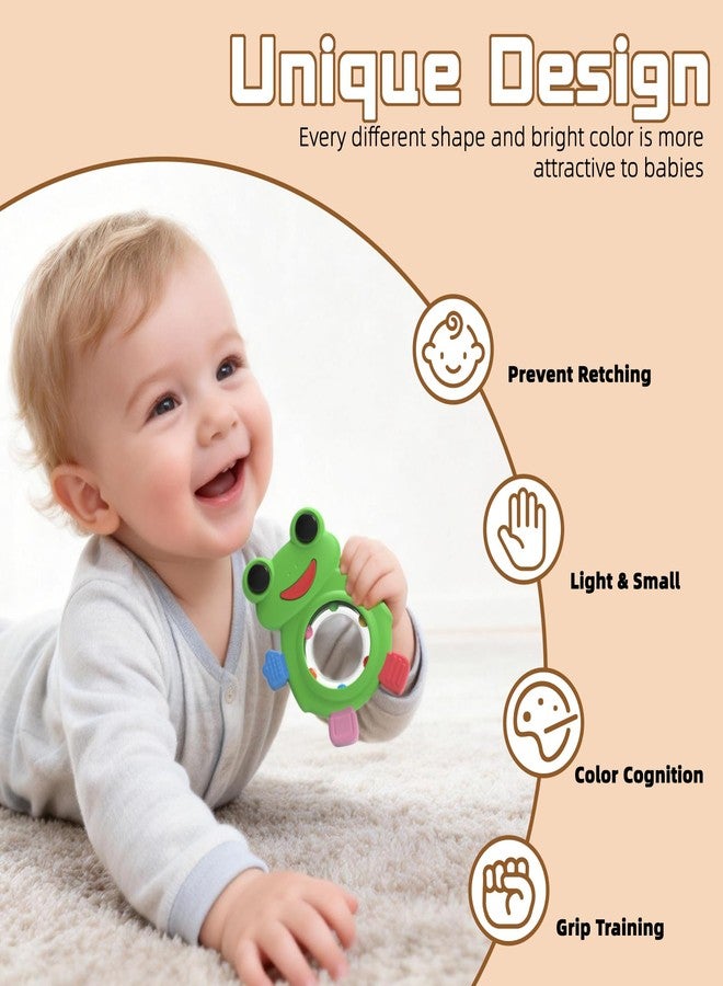 WALULAN Baby Teething Rings Toys,Silicone Teether Relief Chew,BPA Free - Image 2