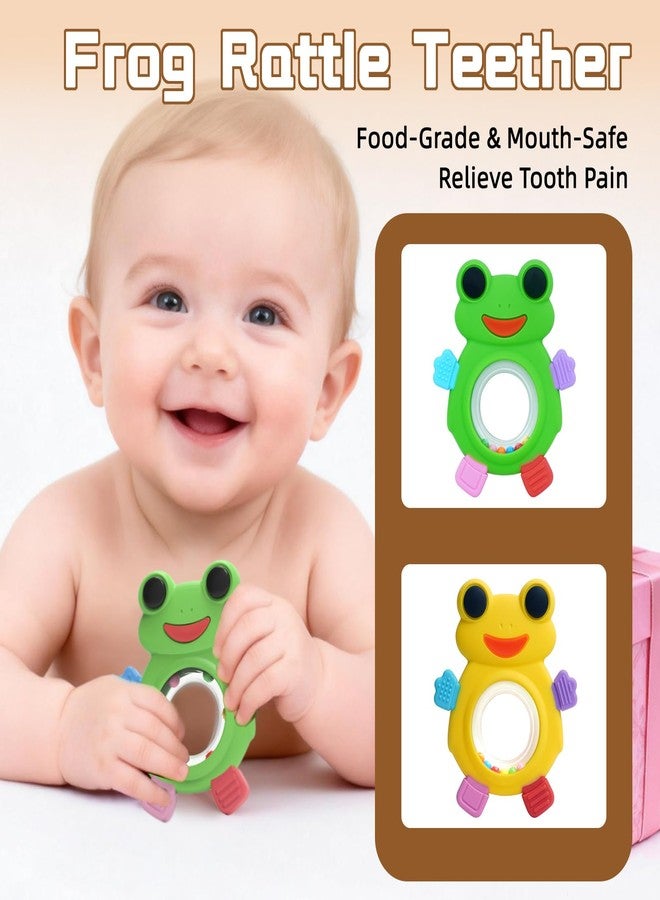 WALULAN Baby Teething Rings Toys,Silicone Teether Relief Chew,BPA Free - Image 3