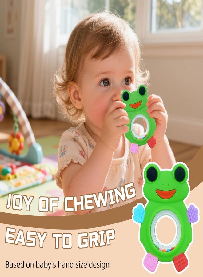 WALULAN Baby Teething Rings Toys,Silicone Teether Relief Chew,BPA Free - Image 5