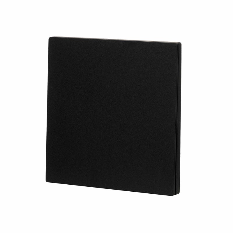 Donmarco 1 Gang 1 Way Momentary Switch – Ultra Thin Glass, Modern & Durable, Fire-Resistant Electric Switch, 15-Year Warranty, Wall Switch for Home and Office (Matt Black) - Image 2