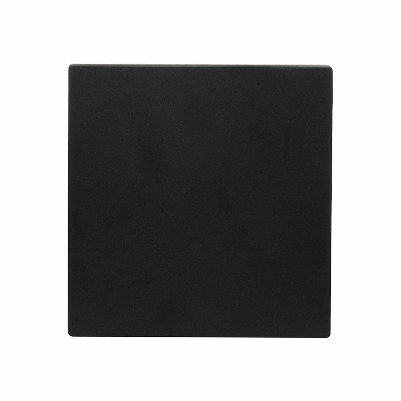 Donmarco 1 Gang 1 Way Momentary Switch – Ultra Thin Glass, Modern & Durable, Fire-Resistant Electric Switch, 15-Year Warranty, Wall Switch for Home and Office (Matt Black) - Image 1