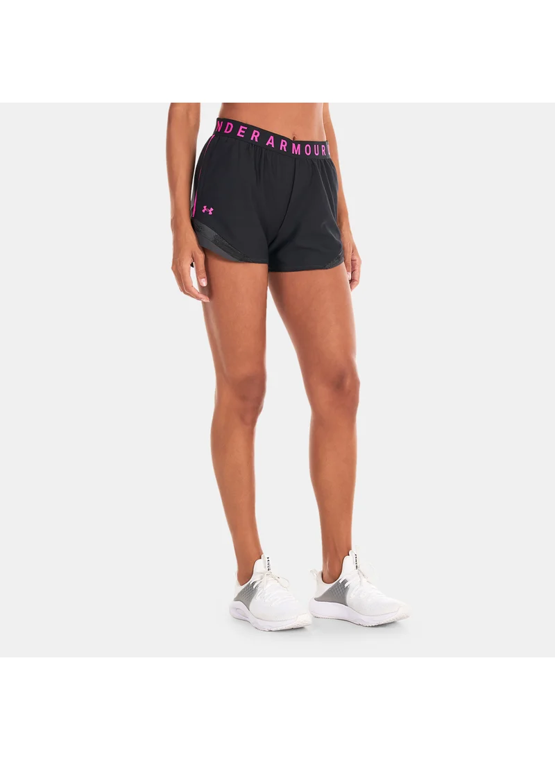 UNDER ARMOUR Women's UA Play Up 3.0 Tri Colour Shorts