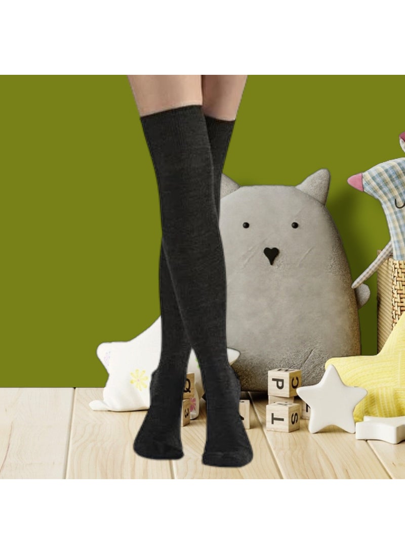 Algitsin OLA - Women's Over Knee Wool Socks - Image 1