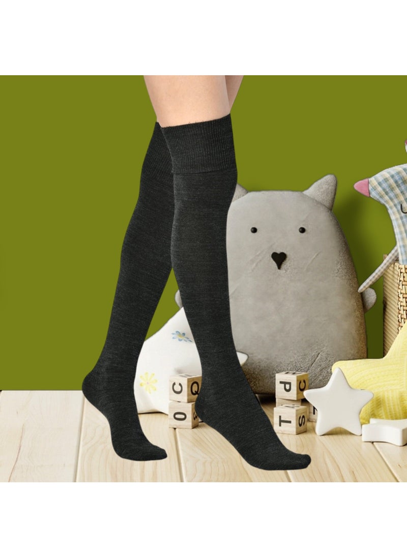 Algitsin OLA - Women's Over Knee Wool Socks - Image 1