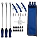 PINKJOY 15 Tire Spoon Kit 24pcs Tire Changing Tool for Motorcycle Dirt Bike Lawn Tractor Bicycle Motorcycle Tire Changer Tire Removal Tool with 3pcs Rim Covers 6pcs Valve Tool Valve Cores - Image 2
