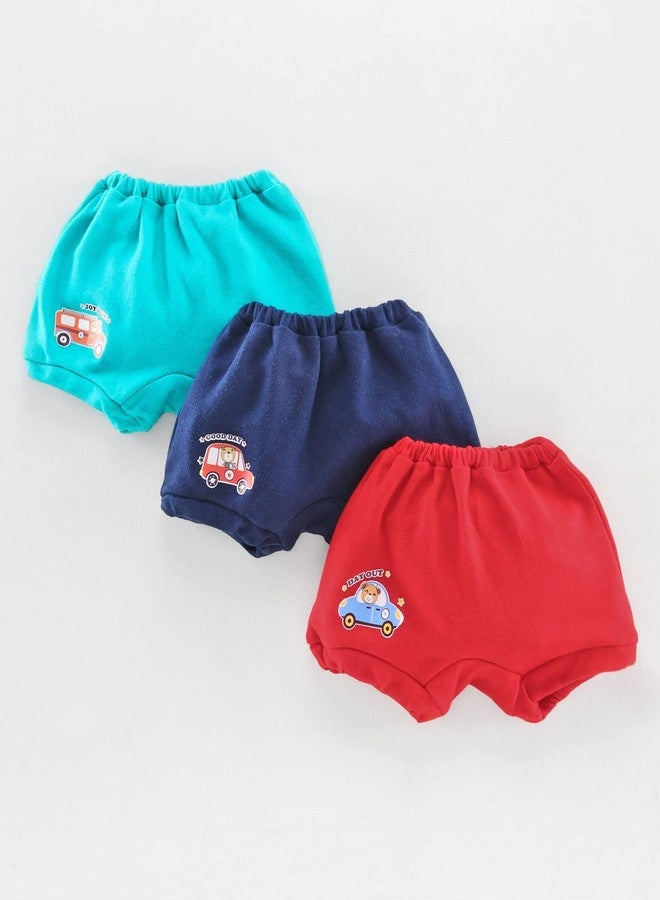 VIDHIKA Unisex Child Cotton Bloomers (Pack of 6) (Tirupati enterprises_Dark_Multicolor_6 Months-12 Months) - Image 2