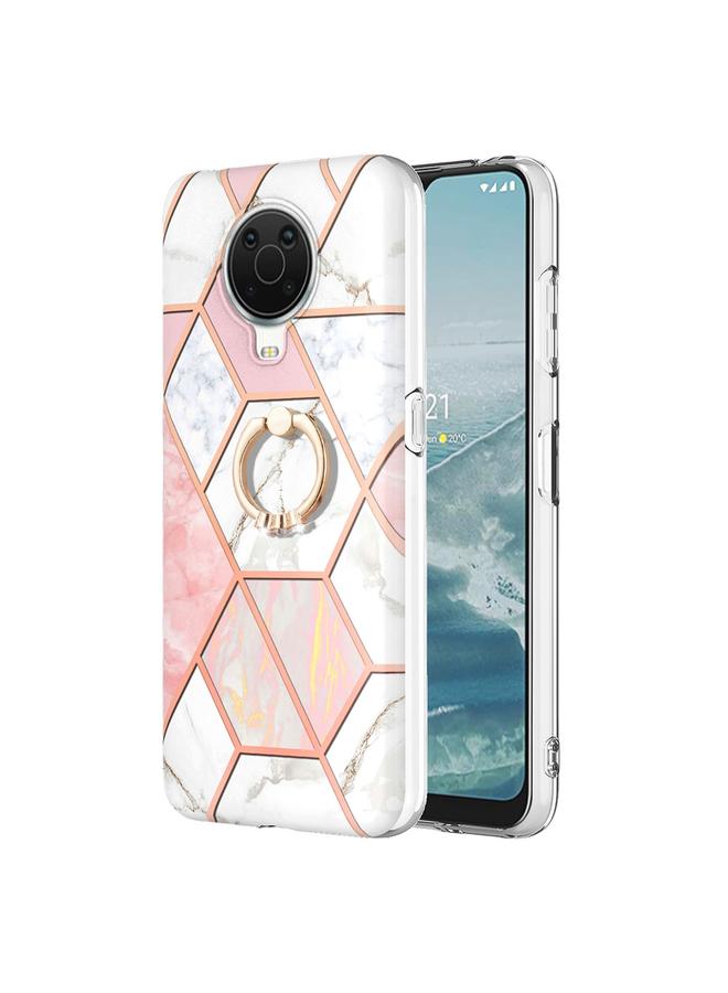 إيروريكس جراب لهاتف Nokia G20 / G10 بنمط رخامي متشابك، جراب IMD TPU حلقي مزدوج الجوانب - Image 1