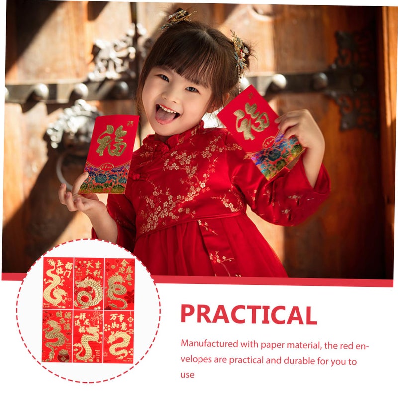 30pcs Chinese New Year Red Envelopes Unique Patterns for Wedding and Spring Festival - Image 4