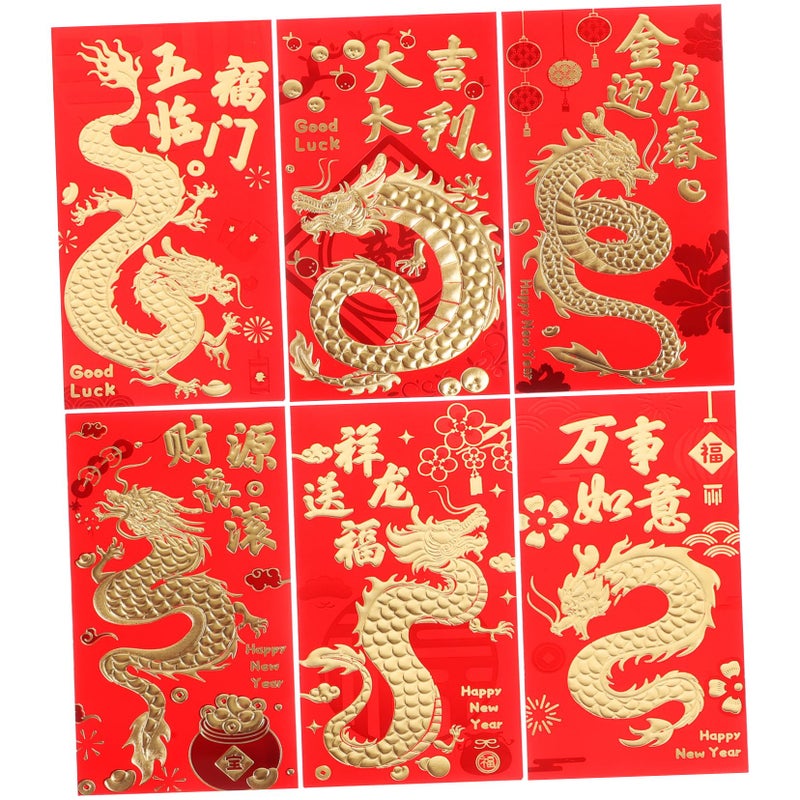 30pcs Chinese New Year Red Envelopes Unique Patterns for Wedding and Spring Festival - Image 2
