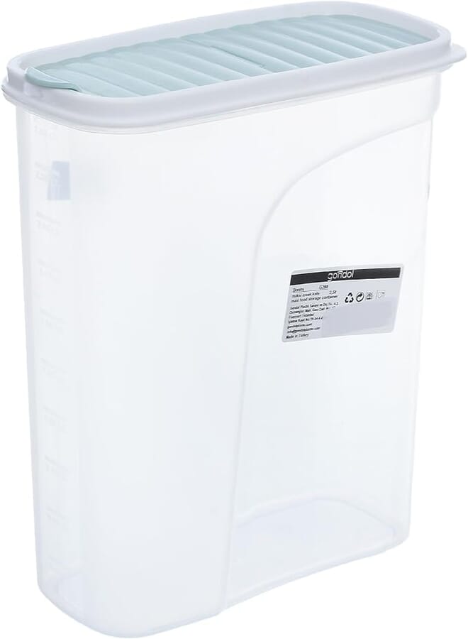 Gondol Bonny Food Storage Container (2,50 Lt) (95 * 187 * 228 mm) Turquoise