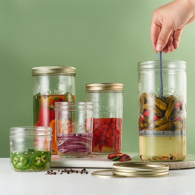Kilner Pickle Jar with Lifter 1 Litre - Image 4