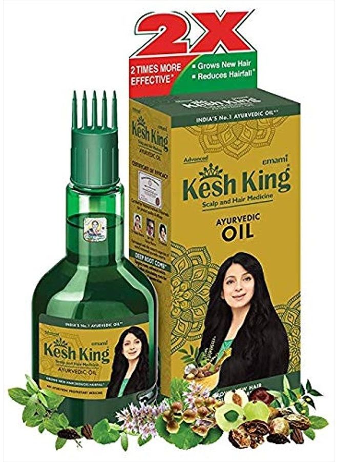 Kesh King HERBAL AYURVEDIC HAIR OIL FOR HAIR GROWTH 100 ML - Image 1