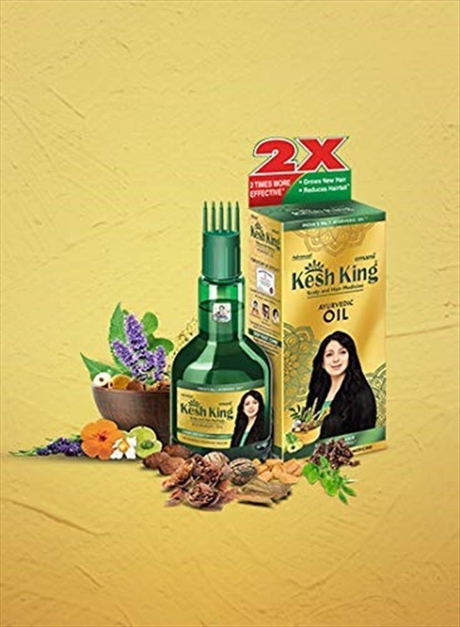 Kesh King HERBAL AYURVEDIC HAIR OIL FOR HAIR GROWTH 100 ML - Image 2