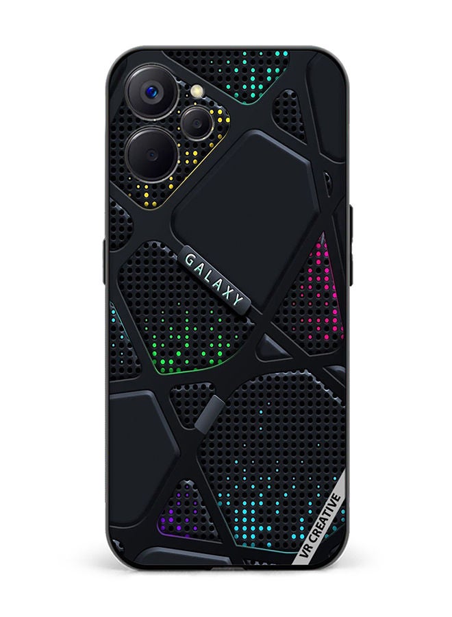 VR CREATIVE Protective Case Cover For Realme 10 5G Galaxy Design Multicolour - Image 1