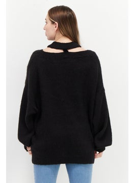 Women Halter Neck Knitted Sweaters, Black - pzsku/Z6847D1835BC68171A87EZ/45/_/1726108983/ea55f630-6d40-4a90-8be7-5572ec4d1d26