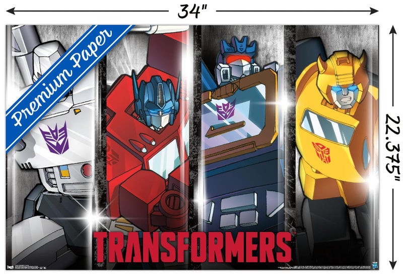 Trends International Hasbro Transformers - Classic Wall Poster, 22.375" x 34", Premium Unframed Version - Image 3
