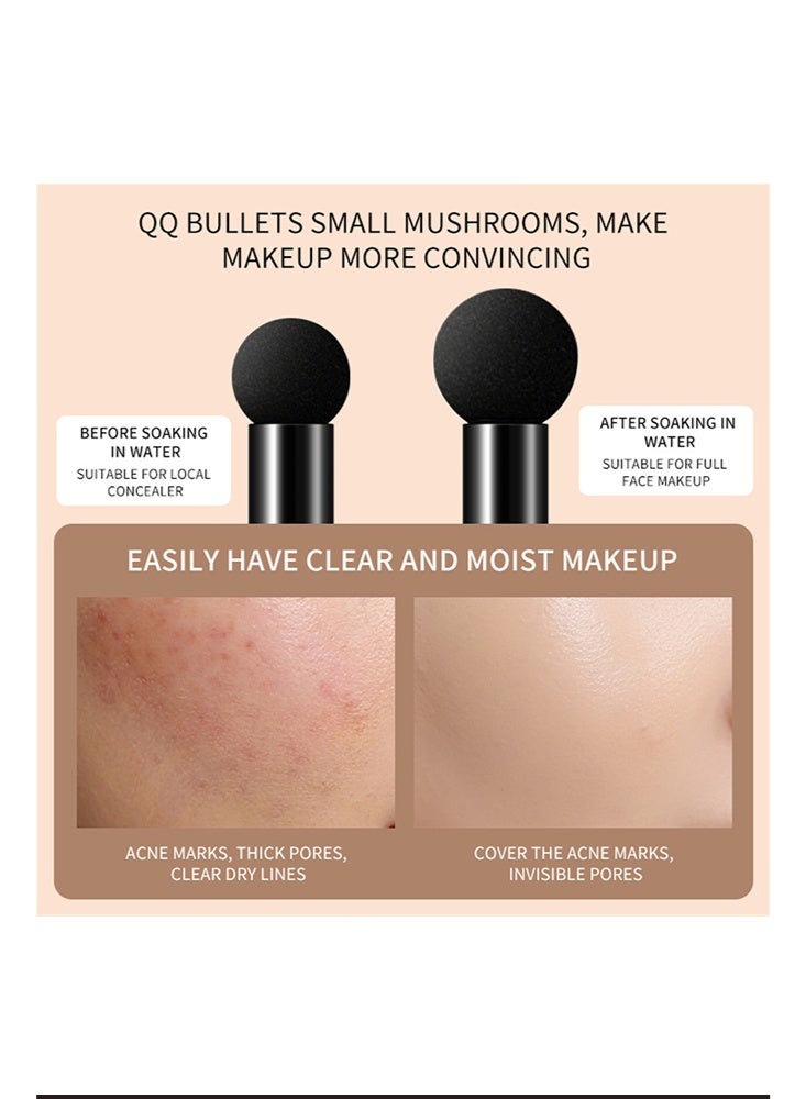 ICVC Beauty Cream-Cushion Foundation Air Cushion Primer Makeup Concealer Natural Long Lasting BB Cream,Beauty Cream Foundation Moisturizing Cushion Makeup for Women Girls #IVORY - Image 4