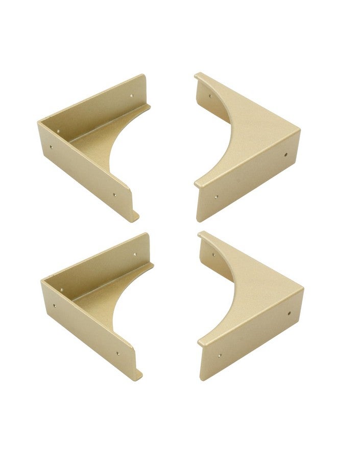 Bivethoi 4 Packs Bronze Box Corner Protectors, Edge Cover Safety Guard Furniture Decorative Metal Table Corner (2.76" x 0.79") - Image 4