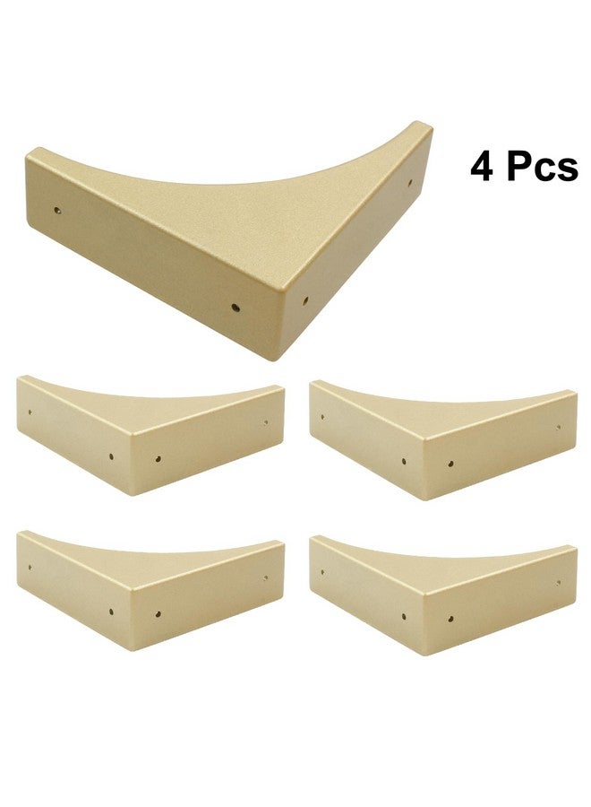 Bivethoi 4 Packs Bronze Box Corner Protectors, Edge Cover Safety Guard Furniture Decorative Metal Table Corner (2.76" x 0.79") - Image 5