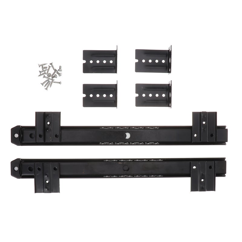 2pcs Drawer Slide Rail Sliding Rail Drawer Slide Quiet Drawer Slides with Parts - Image 1