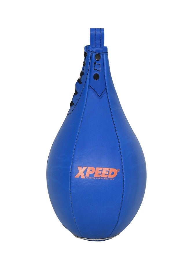 Massive Speed System Xpeed Speed Ball, Economy Boxing Speed Bag, Hanging Punching Ball with Hand Sewn Construction, 6 Panels Hand Stitched, Height 30cm - Image 1