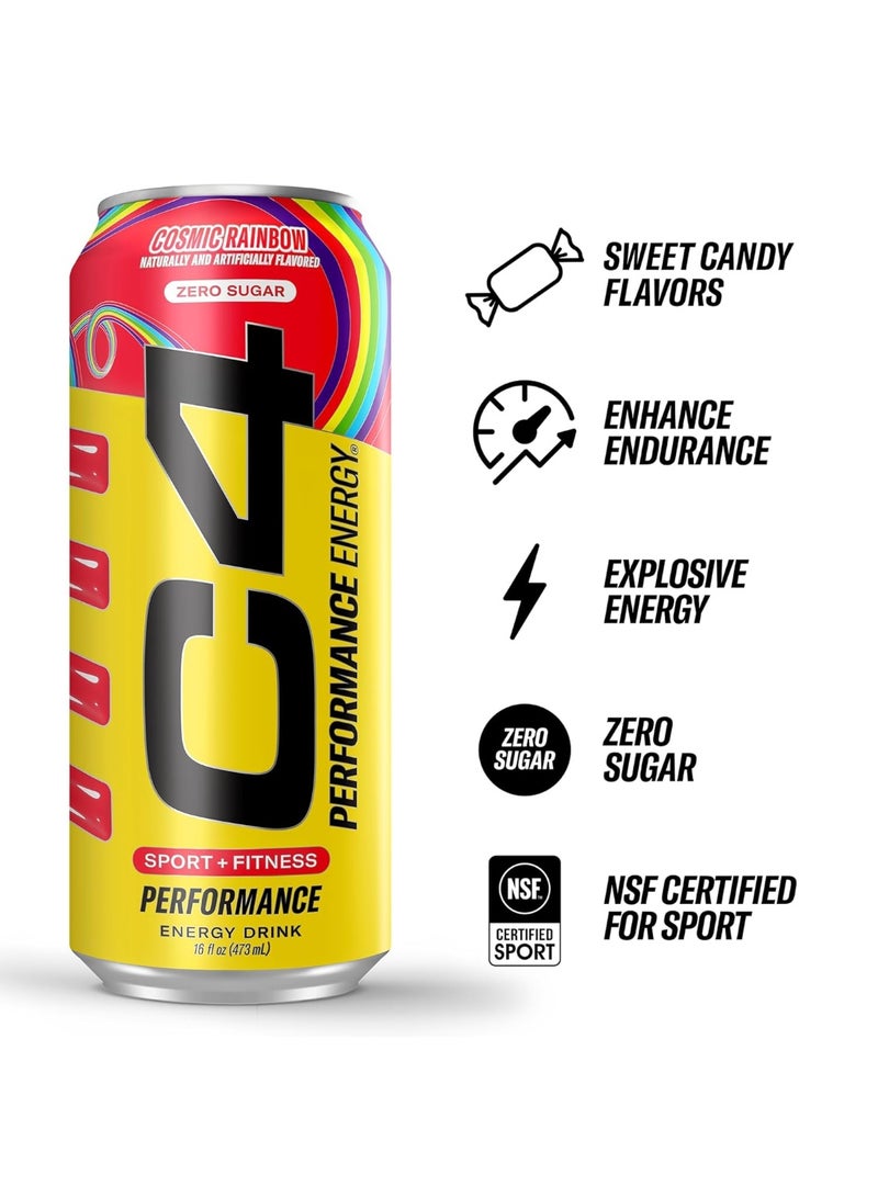 سي4 مشروب الطاقة كوزميك رينبو - Image 4