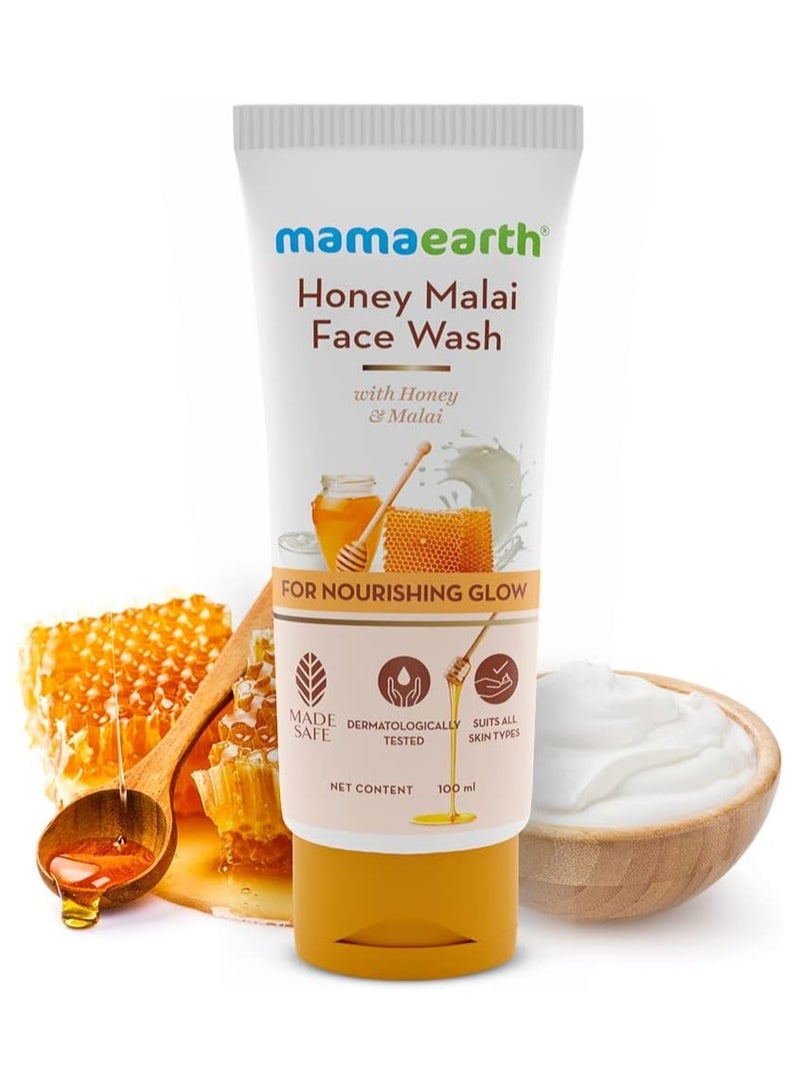 Mamaearth Honey Malai Face Wash - Image 2