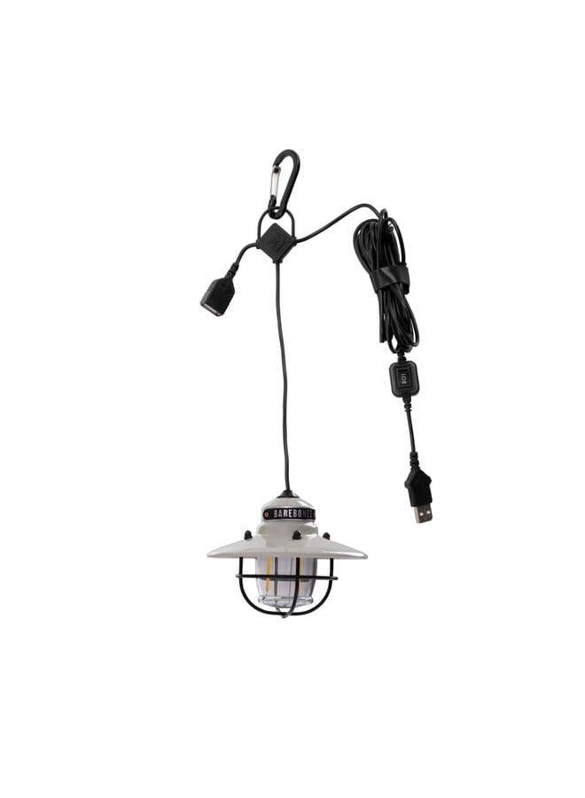 Barebones Edison Pendant Light (Vintage White) - Image 1