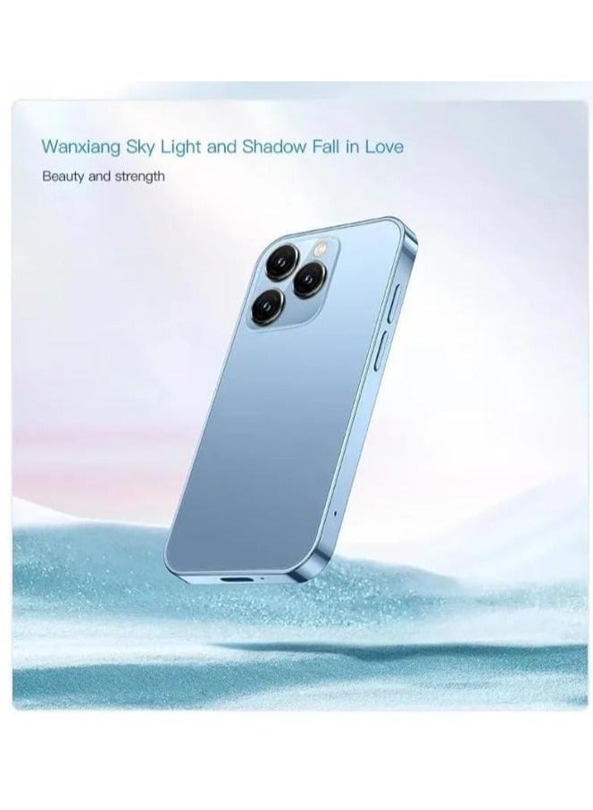 SOYES XS14 Pro Super Mini Mobile Small Size Phone Android Quad Core, Ultra Small Pocket Smartphone with 1000mAh Battery, Mini Mobile Autofocus Camera Ultra Small Pocket Student Children Men and Women Titanium Silver - Image 5