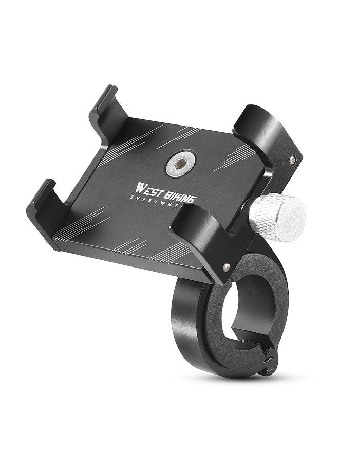 WEST BIKING MobilePhone Holder Bicycle MobilePhone Navigation Fixed Bracket Bike Handlebar Aluminum Alloy MobilePhone Rack SmartPhone Support  - Image 1