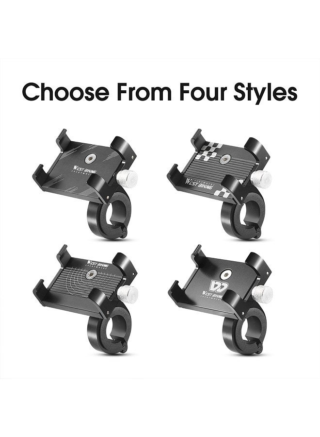 WEST BIKING MobilePhone Holder Bicycle MobilePhone Navigation Fixed Bracket Bike Handlebar Aluminum Alloy MobilePhone Rack SmartPhone Support  - Image 4
