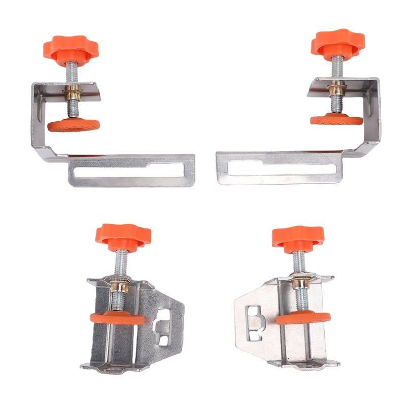 4PCS Drawer Panel Fixing Clamps Adaptive Margin Side Installation Cabinet Drawer Clamp for 10-30mm Outer Panels - Image 1