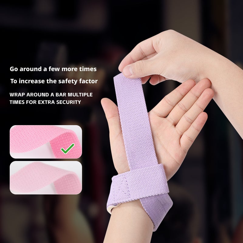 Valeo Weight Lifting Straps, Thickened Pull-up Straps, Anti-slip Wrist Support - Image 3