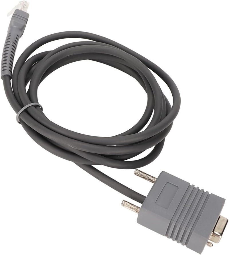 مراكز لوجستية في جميع المحافظات كابل RS232 تسلسلي من Qiilu، RJ45، ماسح ضوئي للباركود، معدات نقاط البيع، عالي الأداء لـ Symbol LS1203 LS4208 جودة عالمية اقتصادية مواد مطورة مضادة للتآكل اليومي - Image 3