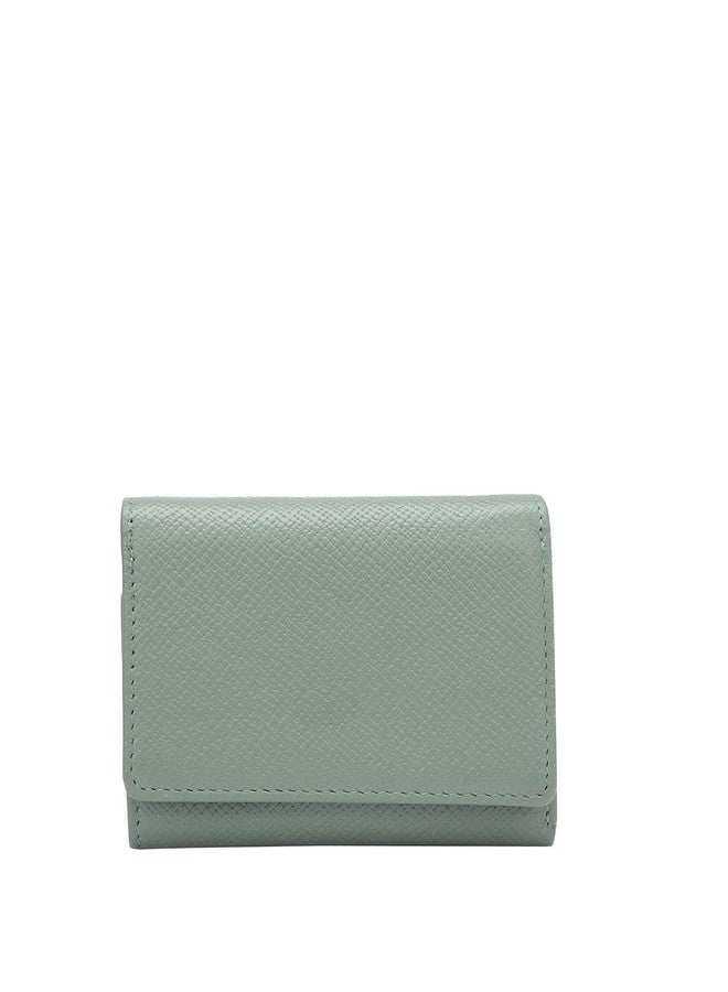 Da Milano Small Leather Wallet for Women - Jade - Image 3