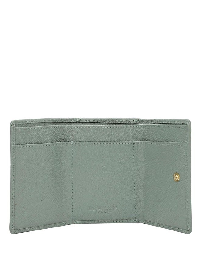 Da Milano Small Leather Wallet for Women - Jade - Image 4