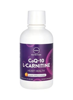 MRM Nutrition CoQ-10 L-Carnitine Liquid Orange-Vanilla 16 fl oz 480 ml 