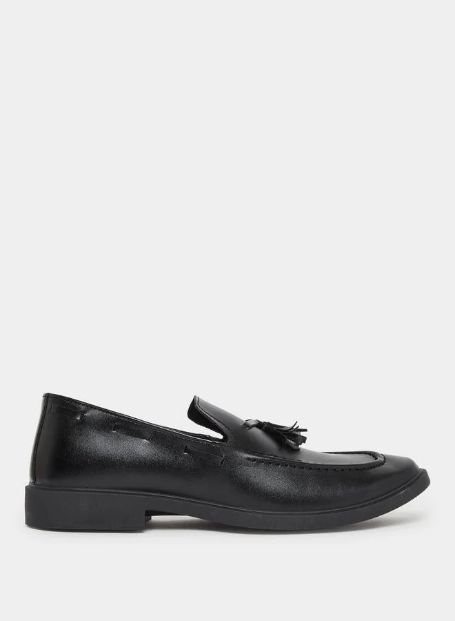 Styli Classic Faux Leather Tassel Loafers