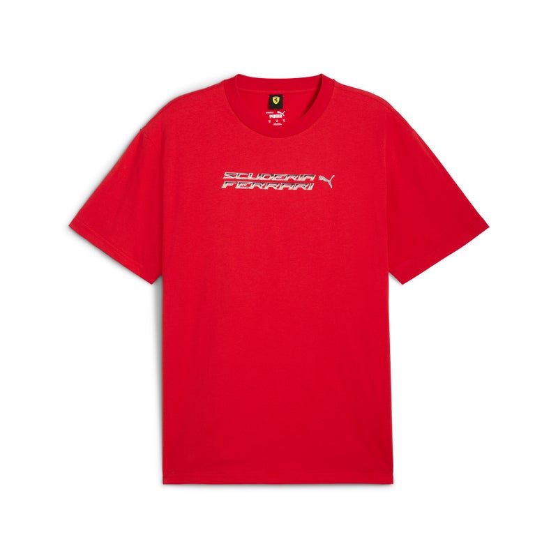 PUMA Scuderia Ferrari Race Statet Mens Red T-shirt - Image 4