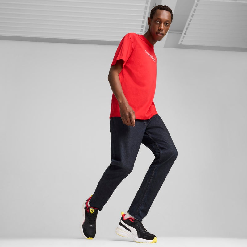 PUMA Scuderia Ferrari Race Statet Mens Red T-shirt - Image 3