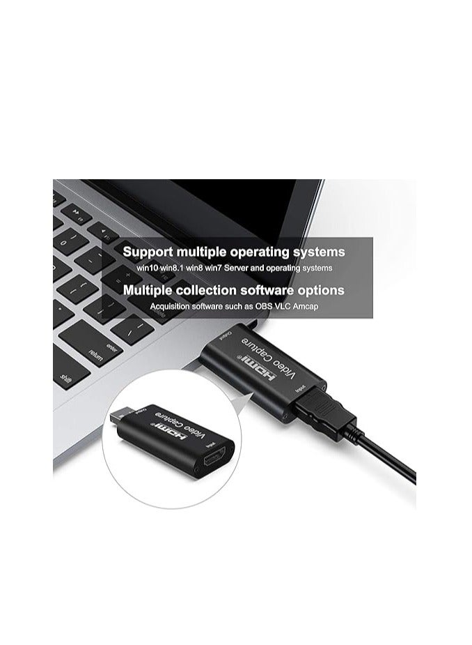 محول لتسجيل الفيديو - 4K HDMI USB 3.0، بطاقة تسجيل الفيديو الرقمية، جهاز نقل عالي الدقة HD 1080P - Image 3