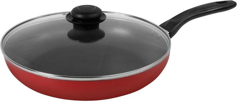 Homeway Field test upgraded craftsmanship HOMEWAY - 28cm FRY PAN/FRYING PAN WITH LID - HW-1102-FP28 Storage transit efficiency build - Image 1