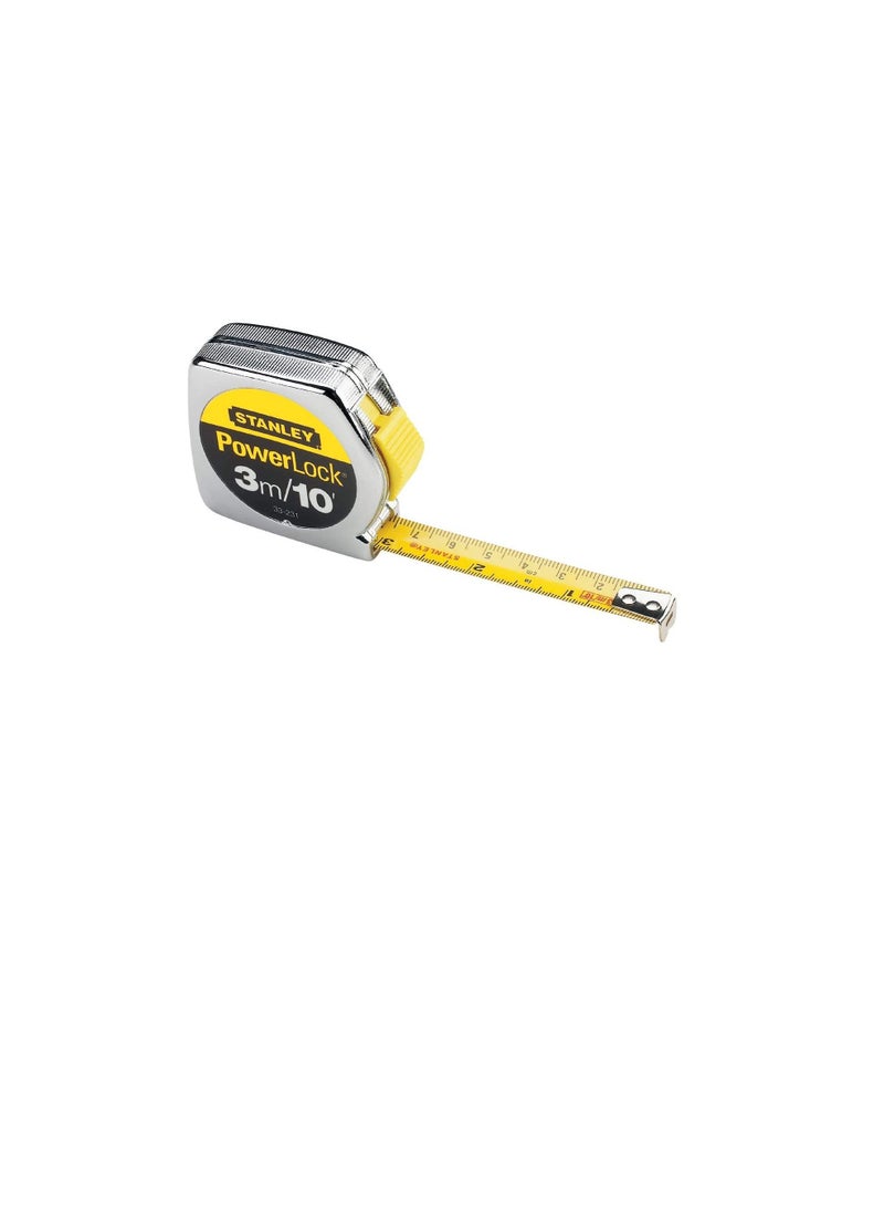 ROBUSTLINE STANLEY - POWER LOCK : Tape Measure - 3M/10"  - Image 1