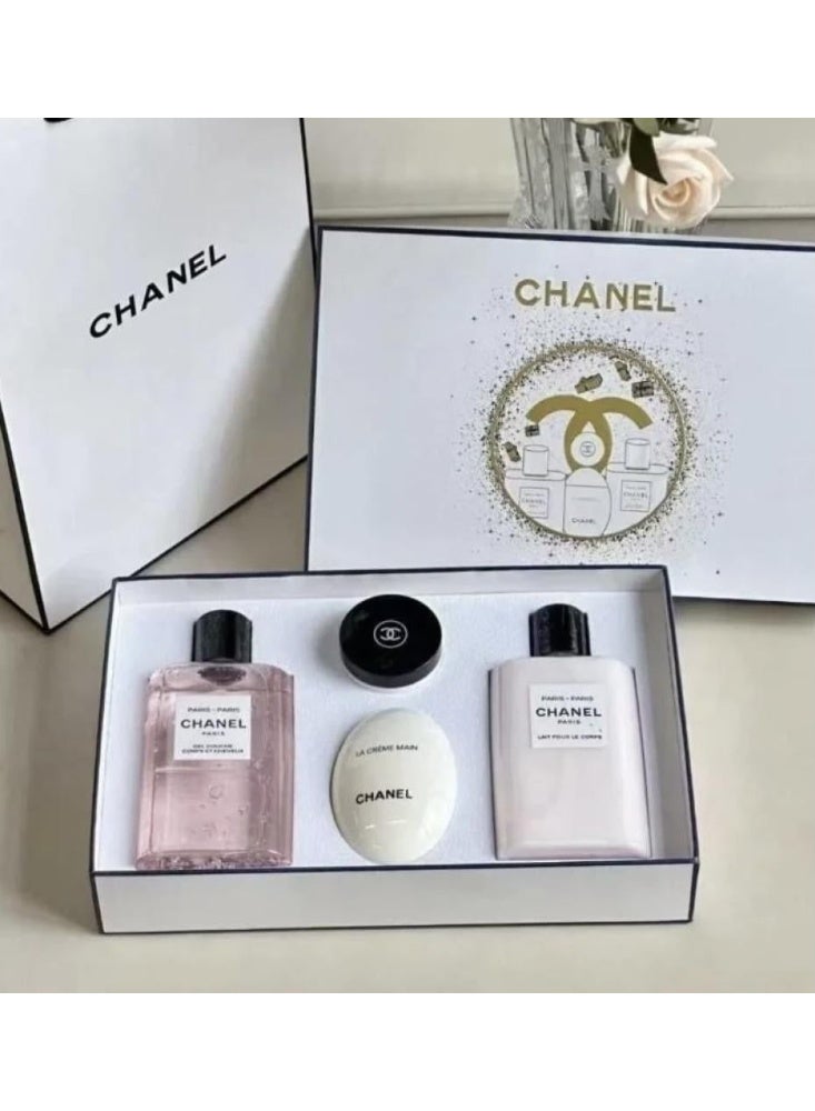 شانيل مجموعة شانيل شاور جل ولوشن وكريم يد ومرطب شفاة - Image 2