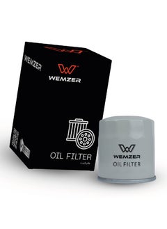WEMZER INDUSTRIES Premium Oil Filter |15208-65F1B-WZ|Compatible With: Agco, Ammann, Bobcat, Caterpillar, Ditch Witch, Doosan, Ford, Gehl, Hino, Hitachi,  Honda, Hyundai, Ingersoll-Rand, Usuzu, JDM, JLG, John Deere, Kia, Kobelco, Koehring, Kohler, Komatsu, Kubota, Mazda, Mitsubishi, Nanni Diesel, Neuson,  Nissan, Onan, Renault, Subaru, Takeuchi, Tamrock, Tcm, Thermo King, Thomas, Tohatsu, Toro, Toyota, Vermeer, Volvo, Wacker Neuson, Yale, Yanmar (Find  Fitting Compatibility in Description)  - Image 1