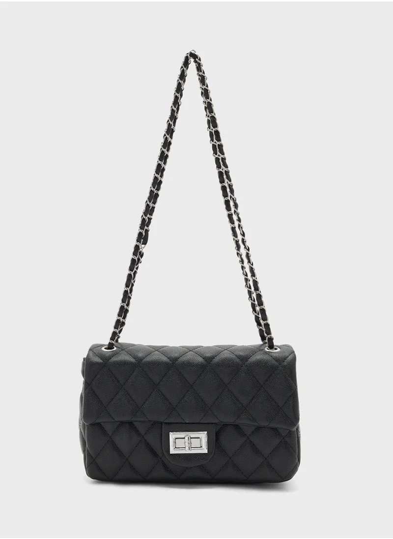 ايلا Classic Quilted Crossbody Bag