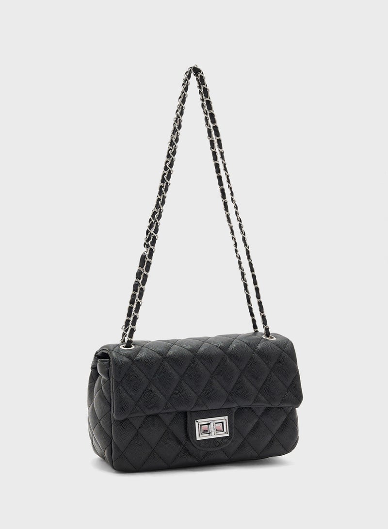 ايلا حقيبة كروس بودي مبطنة كلاسيكية - Image 3